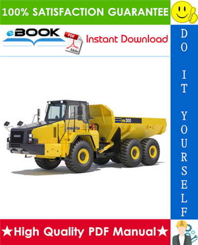 Thumbnail ☆☆ Best ☆☆ Komatsu HM300-1 Articulated Dump Truck Service Repair Manual + Field Assembly Manual + Operation & Maintenance Manual (Serial Number: 1001 and up)