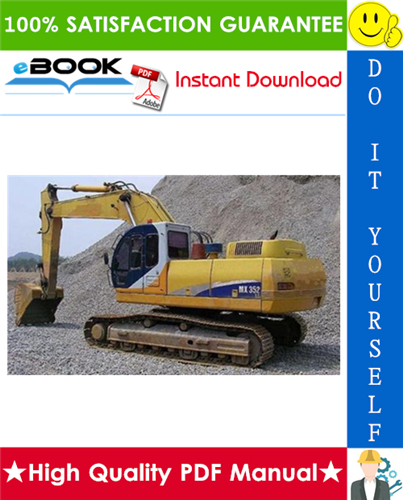 Thumbnail ☆☆ Best ☆☆ Komatsu MX352, MX502 Hydraulic Excavator Service Repair Manual + Operation & Maintenance Manual