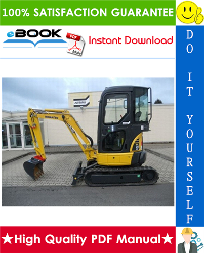 Thumbnail ☆☆ Best ☆☆ Komatsu PC20MR-2 Hydraulic Excavator Service Repair Manual + Operation & Maintenance Manual (Serial Number: 15001 and up)