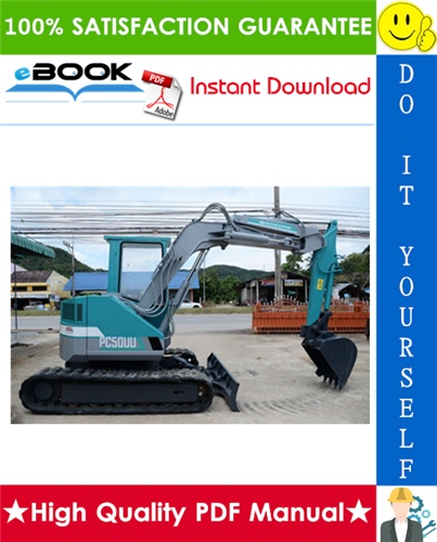 Thumbnail ☆☆ Best ☆☆ Komatsu PC50UU-2 Hydraulic Excavator Service Repair Manual + Operation & Maintenance Manual (Serial Number: 8001 and up)