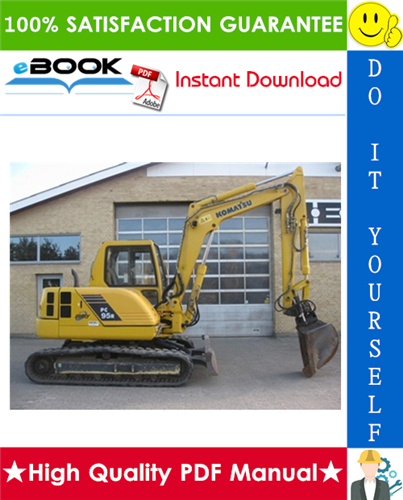 Thumbnail ☆☆ Best ☆☆ Komatsu PC95R-2 Hydraulic Excavator Service Repair Manual + Operation & Maintenance Manual