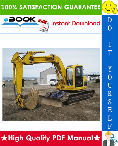 Thumbnail ☆☆ Best ☆☆ Komatsu PC128UU-1, PC128US-1 Hydraulic Excavator Service Repair Manual + Operation & Maintenance Manual