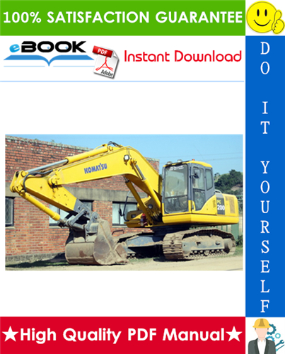 Thumbnail ☆☆ Best ☆☆ Komatsu PC200-8, PC200LC-8, PC220-8, PC220LC-8 Hydraulic Excavator Service Repair Manual + Operation & Maintenance Manual
