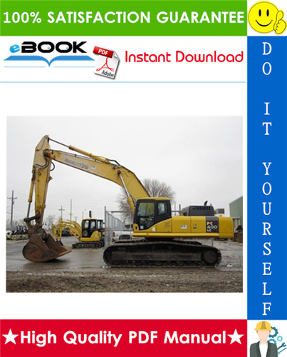 Thumbnail ☆☆ Best ☆☆ Komatsu PC400-7E0, PC400LC-7E0, PC450-7E0, PC450LC-7E0 Hydraulic Excavator Service Repair Manual + Operation & Maintenance Manual