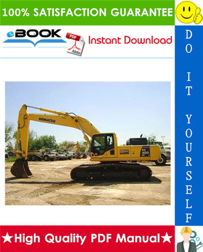 Thumbnail ☆☆ Best ☆☆ Komatsu PC400LC-7E0 Hydraulic Excavator Service Repair Manual + Operation & Maintenance Manual (Serial Number: A87001 and up)