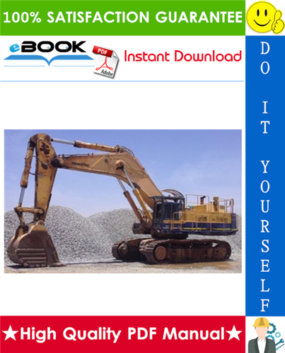 Thumbnail ☆☆ Best ☆☆ Komatsu PC1000-1, PC1000LC-1, PC1000SE-1, PC1000SP-1 Hydraulic Excavator Service Repair Manual + Operation & Maintenance Manual (Serial Number: 10001 and up)