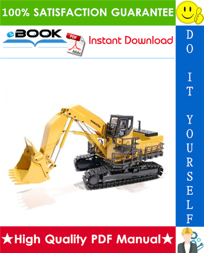 Thumbnail ☆☆ Best ☆☆ Komatsu PC1100-6, PC1100SP-6, PC1100LC-6 Hydraulic Excavator Service Repair Manual + Field Assembly Manual + Operation & Maintenance Manual (Serial Number: 10001