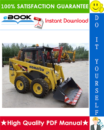 Thumbnail ☆☆ Best ☆☆ Komatsu SK714-5, SK815-5, SK815-5 Turbo Skid-Steer Loader Service Repair Manual + Operation & Maintenance Manual