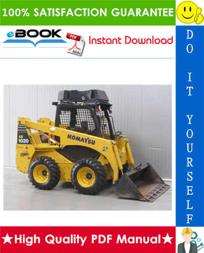 Thumbnail ☆☆ Best ☆☆ Komatsu SK1020-5, SK1020-5 Turbo Skid-Steer Loader Service Repair Manual + Operation & Maintenance Manual
