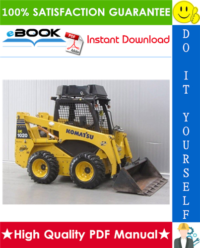 Thumbnail ☆☆ Best ☆☆ Komatsu SK1020-5N, SK1020-5NA Skid Steer Loader Service Repair Manual + Operation & Maintenance Manual