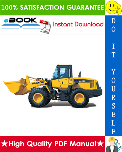 Thumbnail ☆☆ Best ☆☆ Komatsu WA250-5, WA250PT-5 Wheel Loader Service Repair Manual + Operation & Maintenance Manual (Serial Number: 70001 and up)