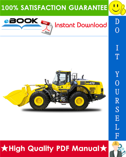 Thumbnail ☆☆ Best ☆☆ Komatsu WA470-5H, WA480-5H Wheel Loader Service Repair Manual + Operation & Maintenance Manual