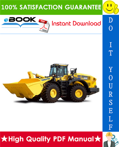 Thumbnail ☆☆ Best ☆☆ Komatsu WA500-3LK Wheel Loader Service Repair Manual + Operation & Maintenance Manual (Serial Number: A71001 and up)