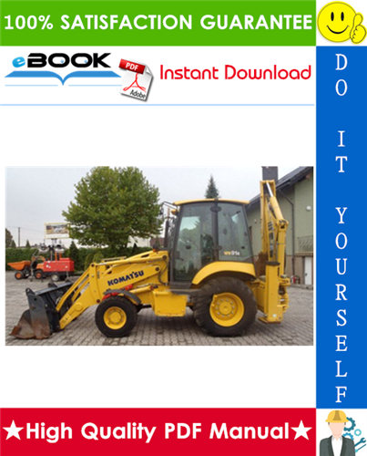 Thumbnail ☆☆ Best ☆☆ Komatsu WB93R-5 Backhoe-Loader Service Repair Manual + Operation & Maintenance Manual (Serial Number: F50003 and up)