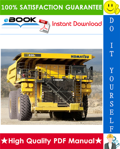 Thumbnail ☆☆ Best ☆☆ Komatsu 830E-1AC Dump Truck Service Repair Manual + Operation & Maintenance Manual (Serial Number: A30461 & up Tier II) Thumbnail ☆☆ Best ☆☆ Komatsu 830E-1AC Dump Truck Service Repair Manual + Operation & Maintenance Manual (Serial Number: A30461 & up Tier II)