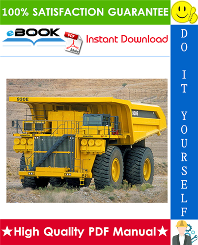 Thumbnail ☆☆ Best ☆☆ Komatsu 930E-4 Dump Truck Service Repair Manual + Operation & Maintenance Manual + Field Assembly Manual (Serial Numbers: A31002 & up) Thumbnail ☆☆ Best ☆☆ Komatsu 930E-4 Dump Truck Service Repair Manual + Operation & Maintenance Manual + Field Assembly Manual (Serial Numbers: A31002 & up)