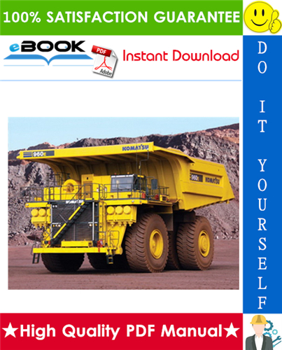 Thumbnail ☆☆ Best ☆☆ Komatsu 960E-1 Dump Truck Service Repair Manual + Operation & Maintenance Manual + Field Assembly Manual (Serial Number: A30025 & up) Thumbnail ☆☆ Best ☆☆ Komatsu 960E-1 Dump Truck Service Repair Manual + Operation & Maintenance Manual + Field Assembly Manual (Serial Number: A30025 & up)