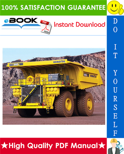 Thumbnail ☆☆ Best ☆☆ Komatsu 960E-2K Dump Truck Service Repair Manual + Operation & Maintenance Manual + Field Assembly Manual (Serial Numbers: A50011 & Up)