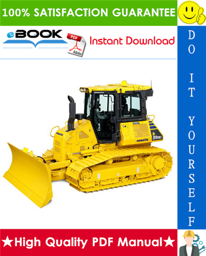 Thumbnail ☆☆ Best ☆☆ Komatsu D51EXi-22, D51PXi-22 Crawler Dozer Service Repair Manual + Operation & Maintenance Manual (Serial Number: B13500 and up)