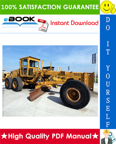 Thumbnail ☆☆ Best ☆☆ Komatsu GD605A-1, GD655A-1 Motor Grader Service Repair Manual + Operation & Maintenance Manual