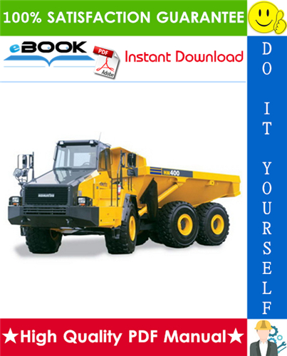 Thumbnail ☆☆ Best ☆☆ Komatsu HM400-3 Articulated Dump Truck Service Repair Manual + Operation & Maintenance Manual + Field Assembly Manual (Serial Number: 3001 and up)
