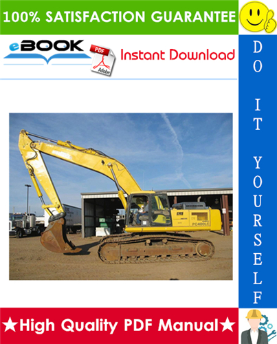 Thumbnail ☆☆ Best ☆☆ Komatsu PC400-3, PC400LC-3 Hydraulic Excavator Service Repair Manual + Operation & Maintenance Manual (Serial Number: 11001 and up)