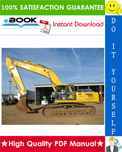 Thumbnail ☆☆ Best ☆☆ Komatsu PC400-8, PC400LC-8, PC450-8, PC450LC-8 Hydraulic Excavator Service Repair Manual + Operation & Maintenance Manual (Serial Number: 70001 and up)