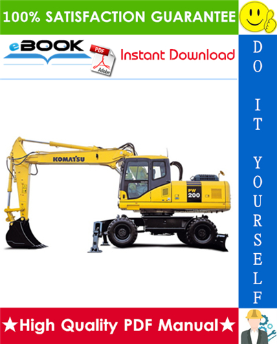 Thumbnail ☆☆ Best ☆☆ Komatsu PW200-7H, PW220-7H Wheeled Excavator Service Repair Manual + Operation & Maintenance Manual (Serial Number: H50051 and up) Thumbnail ☆☆ Best ☆☆ Komatsu PW200-7H, PW220-7H Wheeled Excavator Service Repair Manual + Operation & Maintenance Manual (Serial Number: H50051 and up)
