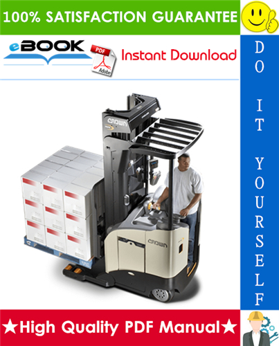 Thumbnail ☆☆ Best ☆☆ Crown RR 5200 DC Electric Reach Truck Service Repair Manual & Parts Manual