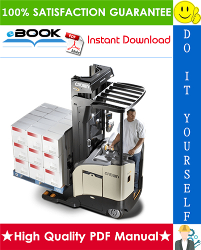 Thumbnail ☆☆ Best ☆☆ Crown RR 5200S DC, RR 5200S AC Electric Reach Truck Service Repair Manual & Parts Manual