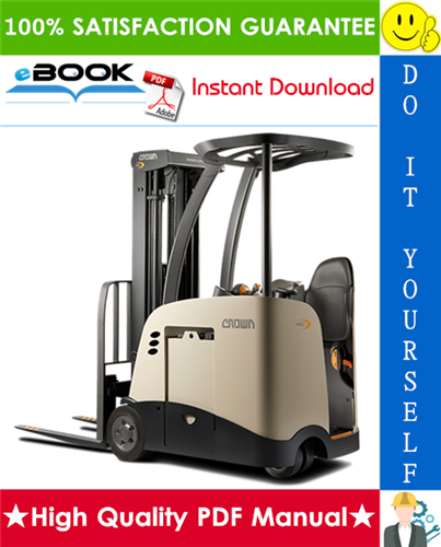 Thumbnail ☆☆ Best ☆☆ Crown RC 5500 Series (AC Traction) Stand-Up Counterbalance Forklift Truck Service Repair Manual & Parts Manual