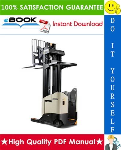 Thumbnail ☆☆ Best ☆☆ Crown RR/RD 5700 (AC Traction) Narrow-Aisle Reach Truck Service Repair Manual & Parts Manual