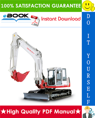 Thumbnail ☆☆ Best ☆☆ Takeuchi TB1140 Hydraulic Excavator Operation & Maintenance Manual