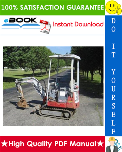 Thumbnail ☆☆ Best ☆☆ Takeuchi TB007 Compact Excavator Parts Manual