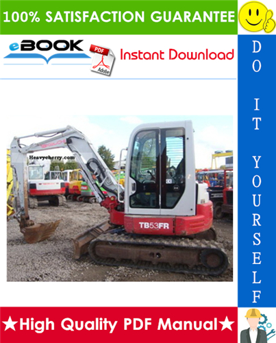 Thumbnail ☆☆ Best ☆☆ Takeuchi TB53FR Compact Excavator Parts Manual