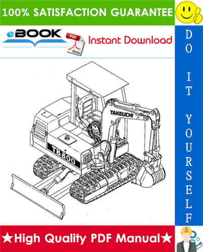 Thumbnail ☆☆ Best ☆☆ Takeuchi TB800 Compact Excavator Parts Manual