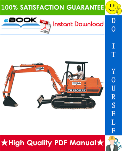 Thumbnail ☆☆ Best ☆☆ Takeuchi Job TB1200 AL Compact Excavator With Dozer Blade Parts Manual