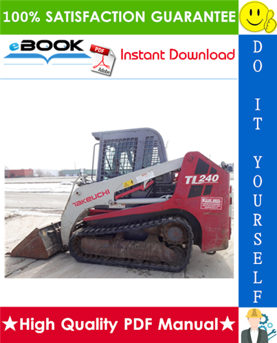 Thumbnail ☆☆ Best ☆☆ Takeuchi TL240 Crawler Loader Parts Manual
