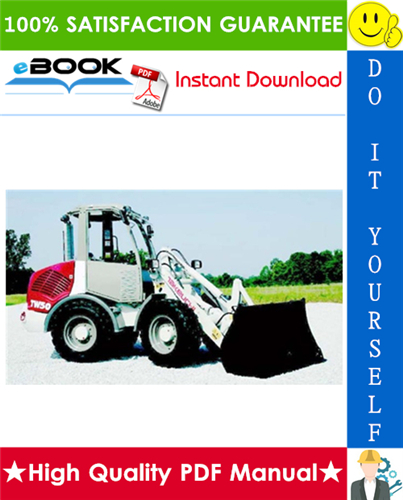 Thumbnail ☆☆ Best ☆☆ Takeuchi TW50 Wheel Loader Parts Manual (Serial No. E105833)