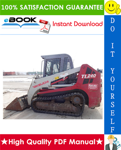 Thumbnail ☆☆ Best ☆☆ Takeuchi TL240 Track Loader Service Repair Manual