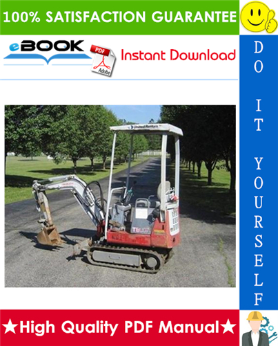 Thumbnail ☆☆ Best ☆☆ Takeuchi TB007 Compact Excavator Service Repair Manual