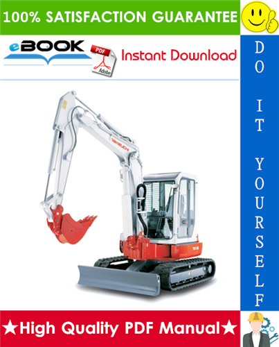 Thumbnail ☆☆ Best ☆☆ Takeuchi TB153FR Compact Excavator Service Repair Manual (Serial Number: 15820004)