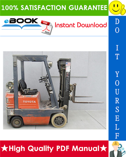 Thumbnail ☆☆ Best ☆☆ Toyota 5FGC10, 5FGC13, 5FGC15, 30-5FGC10, 30-5FGC13, 30-5FGC15 Series Forklift Trucks Service Repair Manual