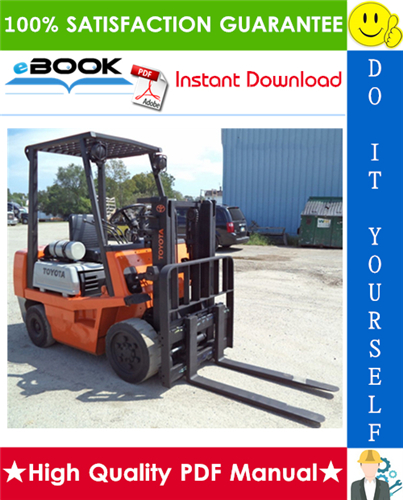 Thumbnail ☆☆ Best ☆☆ Toyota 5FGC18, 5FGC20, 5FDC20, 5FGC23, 5FGC25, 5FGC28, 5FDC25, 5FGC30, 5FDC30 Series Forklift Trucks Service Repair Manual