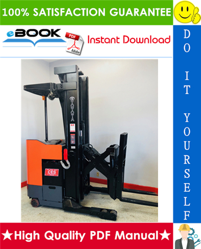 Thumbnail ☆☆ Best ☆☆ Toyota 6BRU18, 6BRU23, 6BDRU15, 6BSU20, 6BSU25 Electric Reach Truck Service Repair Manual