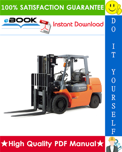 Thumbnail ☆☆ Best ☆☆ Toyota 52-6FGCU33, 52-6FGCU35, 52-6FGCU45 Forklift Trucks Service Repair Manual