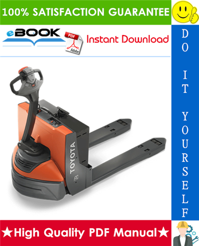 Thumbnail ☆☆ Best ☆☆ Toyota 6HBW30, 6HBE30, 6HBE40, 6HBC30, 6HBC40, 6TB50 Electric Pallet Truck Service Repair Manual (Serial Number: 20011 and Up)