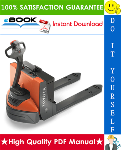 Thumbnail ☆☆ Best ☆☆ Toyota 6HBW30, 6HBE30, 6HBE40, 6HBC30, 6HBC40, 6TB50 Pallet Trucks Service Repair Manual (Serial Number: 27000 and Up)
