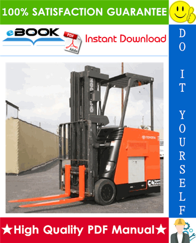 Thumbnail ☆☆ Best ☆☆ Toyota 7BNCU15, 7BNCU18, 7BNCU20, 7BNCU25 Stand-Up End-Control Lift Truck Service Repair Manual