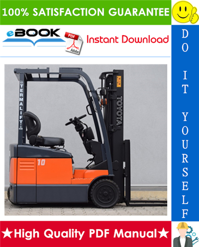 Thumbnail ☆☆ Best ☆☆ Toyota 7FBE10, 7FBE13, 7FBE15, 7FBE18, 7FBE20 Forklift Trucks Service Repair Manual
